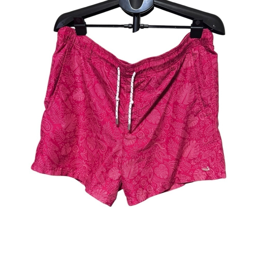 Southern Marsh Dockside Swim Trunk, Men’s, Red, Peach Colors, Quickdry, Size med